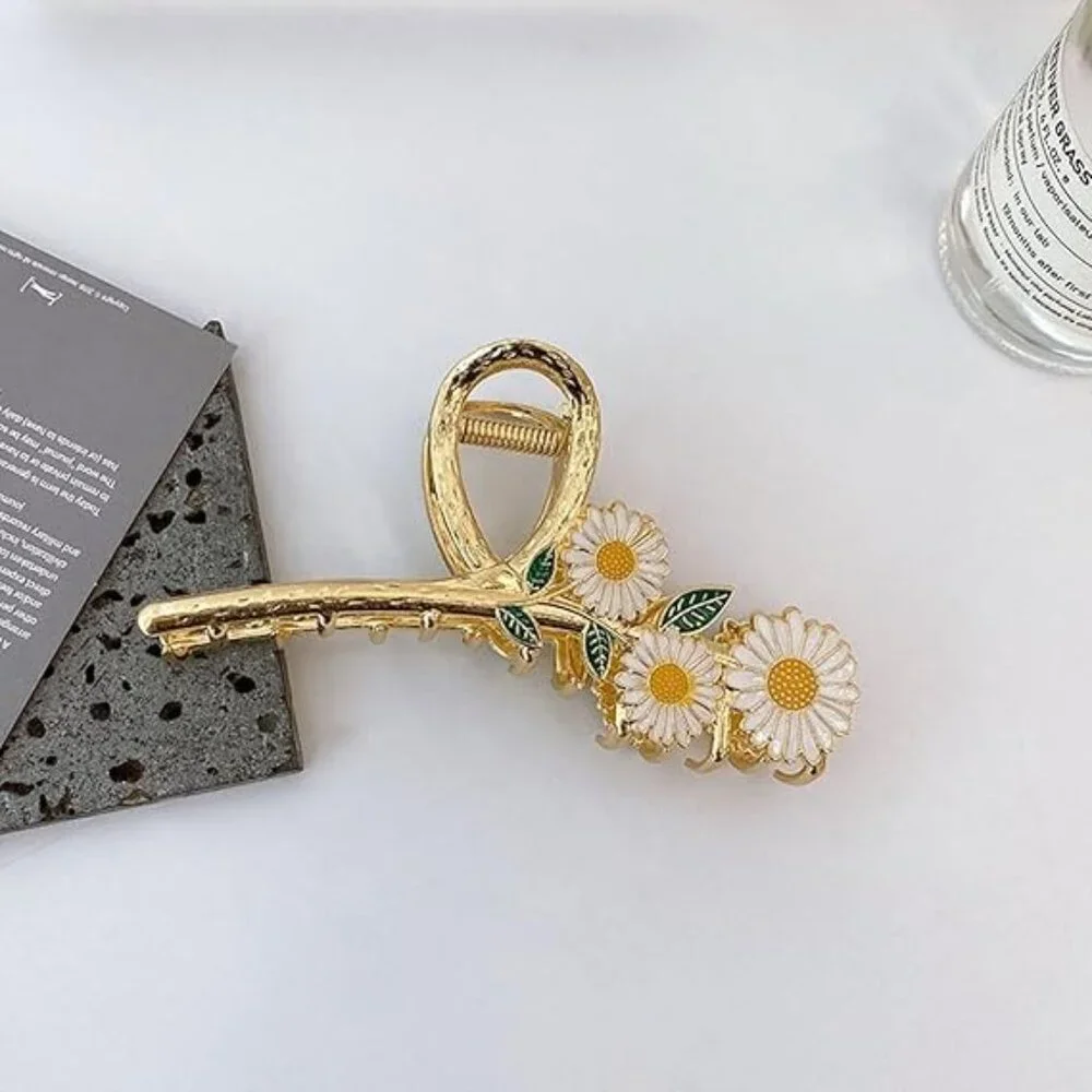 Flowers Hair Claw Clip
